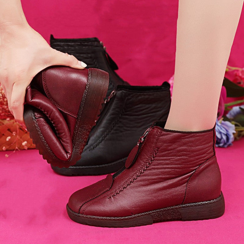 š„š„Oferta limitada en el tiempoć35-42ćBotines cortos para mujer, hechos a mano, de alta calidad, de piel genuina, antideslizantes.---4133825