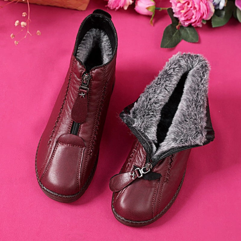 š„š„Oferta limitada en el tiempoć35-42ćBotines cortos para mujer, hechos a mano, de alta calidad, de piel genuina, antideslizantes.---4133825