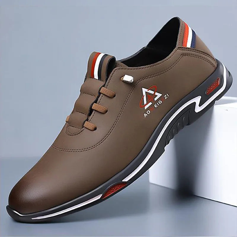 🔥 Reducere Specială 40%! 🔥 【39-44】Pantofi Casual din Piele Naturală pentru Bărbați – Stil Modern și Confort 2025! - shoptikpro