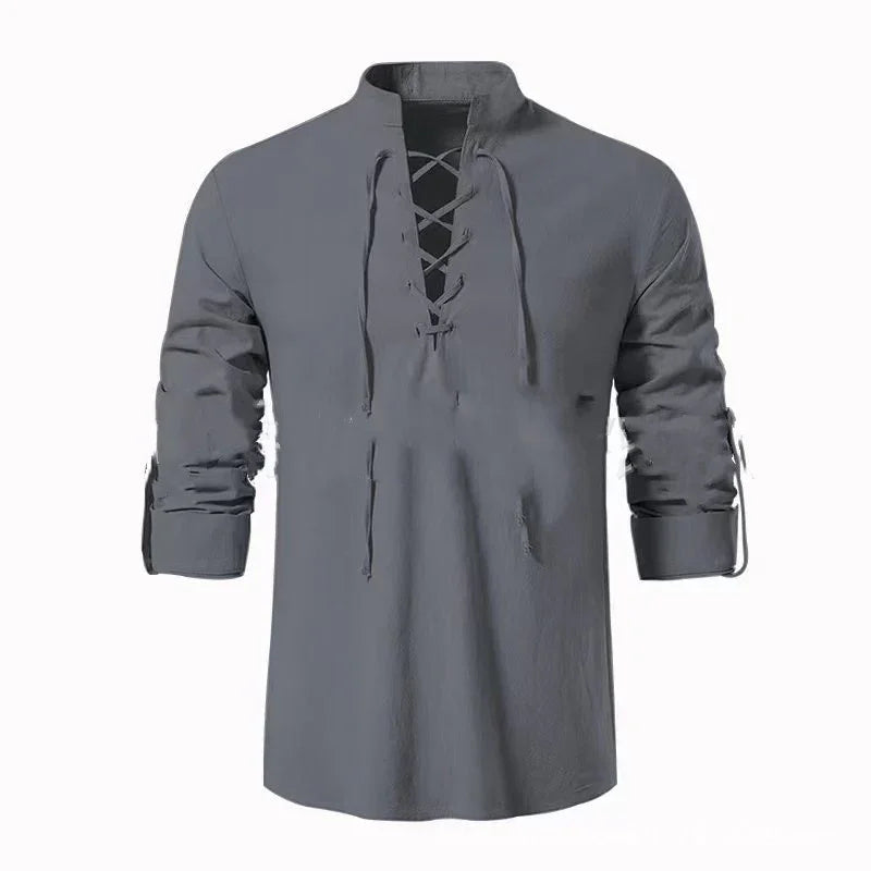 🔥 Specjalna Oferta -40%! 🔥 【M-XXL】Lniano-Bawełniana Koszula Męska – Luźna, Oddychająca i Stylowa 2025 - shoptikpro