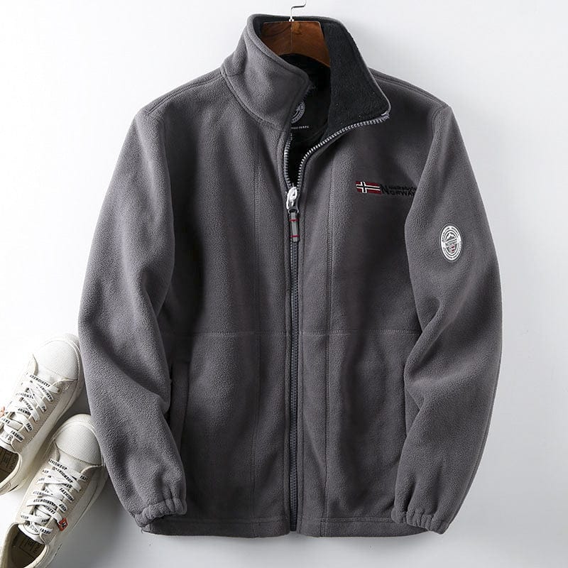 男装>男式夹克 Geacă Reversibilă Călduroasă din Lână și Bumbac pentru Bărbați【S-3XL】 – Perfectă pentru Iarnă și Toamnă