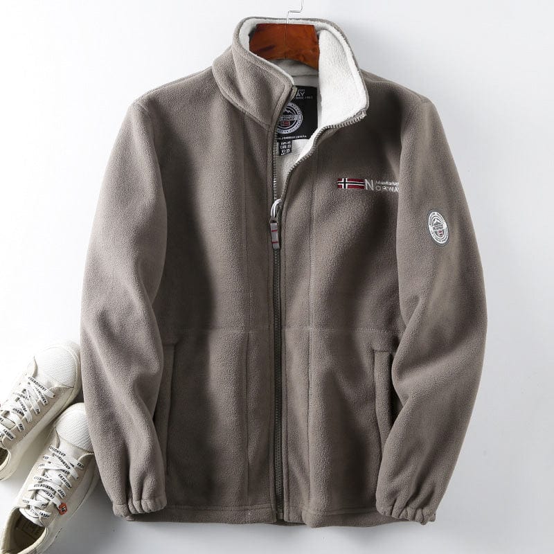 男装>男式夹克 Geacă Reversibilă Călduroasă din Lână și Bumbac pentru Bărbați【S-3XL】 – Perfectă pentru Iarnă și Toamnă