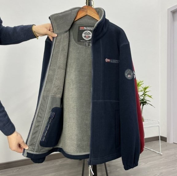 男装>男式夹克 【S-3XL】Мъжко термопамучно палто Ежедневно двулицево вълнено палто