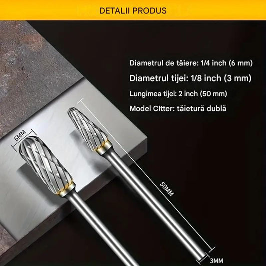 shoptikpro 10 buc ⚙🔩【10 komada】vrhunski set rotirajućih brusa od karbida od volframovog čelika