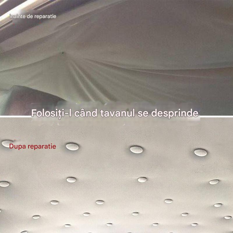 shoptikpro 【30 bucăți】 Kit reparație plafon auto – catarame fixare, clips interior mașină, fără demontare + șurubelniță și prosop