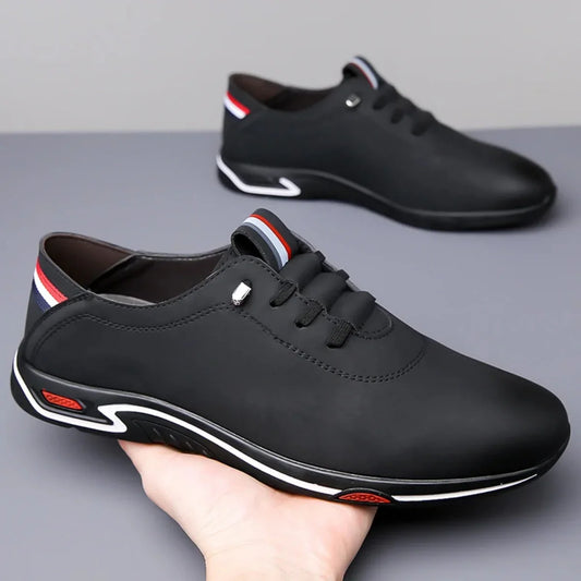 🔥 Reducere Specială 40%! 🔥 【39-44】Pantofi Casual din Piele Naturală pentru Bărbați – Stil Modern și Confort 2025! - shoptikpro