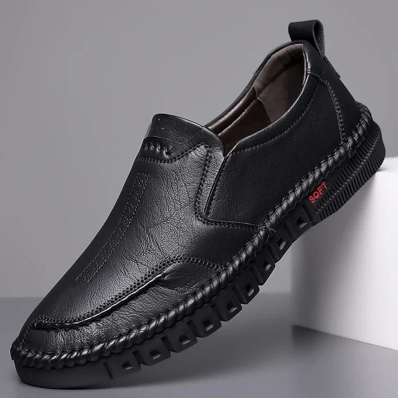 shoptikpro 【39-44】2025 Pantofi casual din piele naturală pentru bărbați cu talpă moale