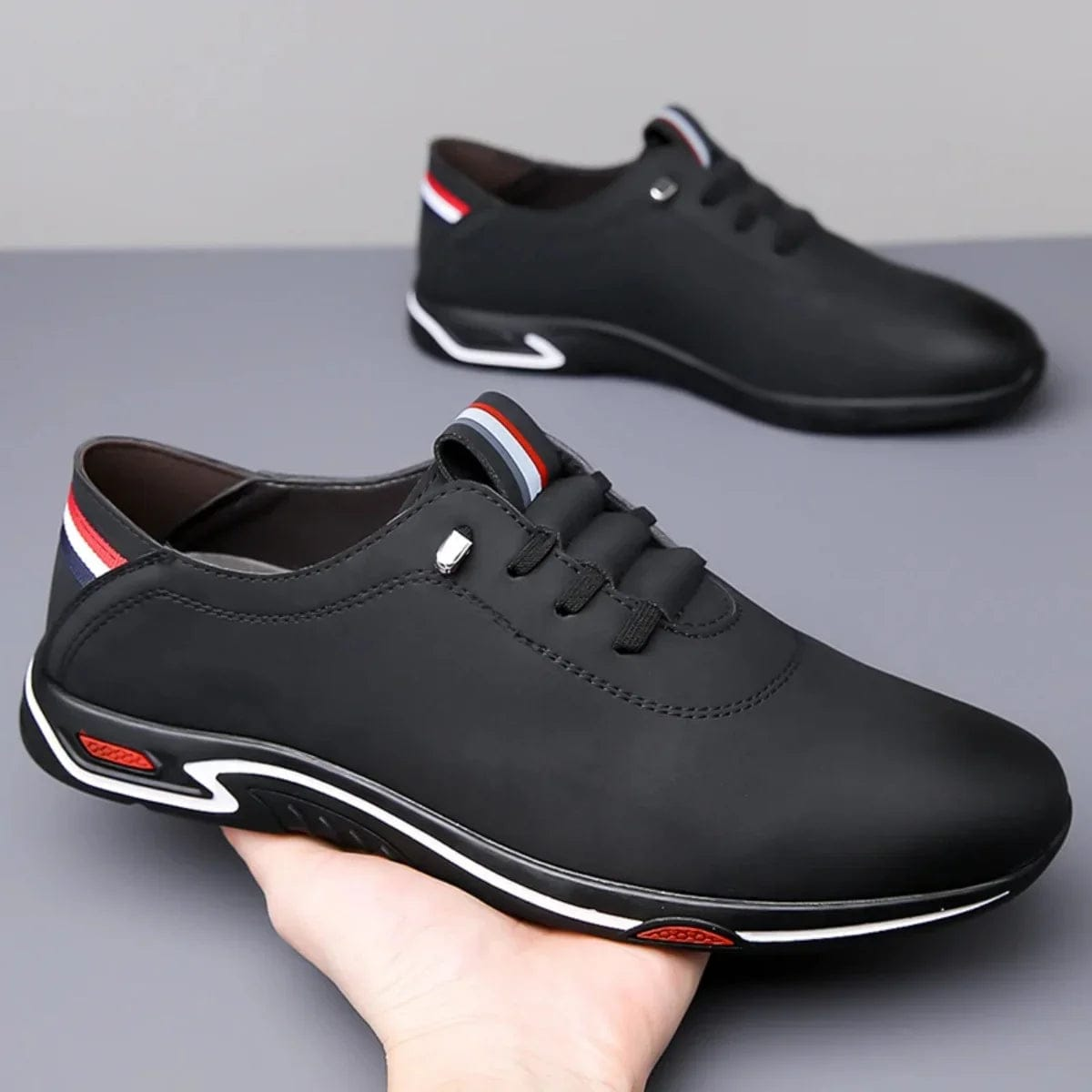 shoptikpro 【39-44】Pantofi Casual din Piele Naturală pentru Bărbați – Stil Modern și Confort 2025!