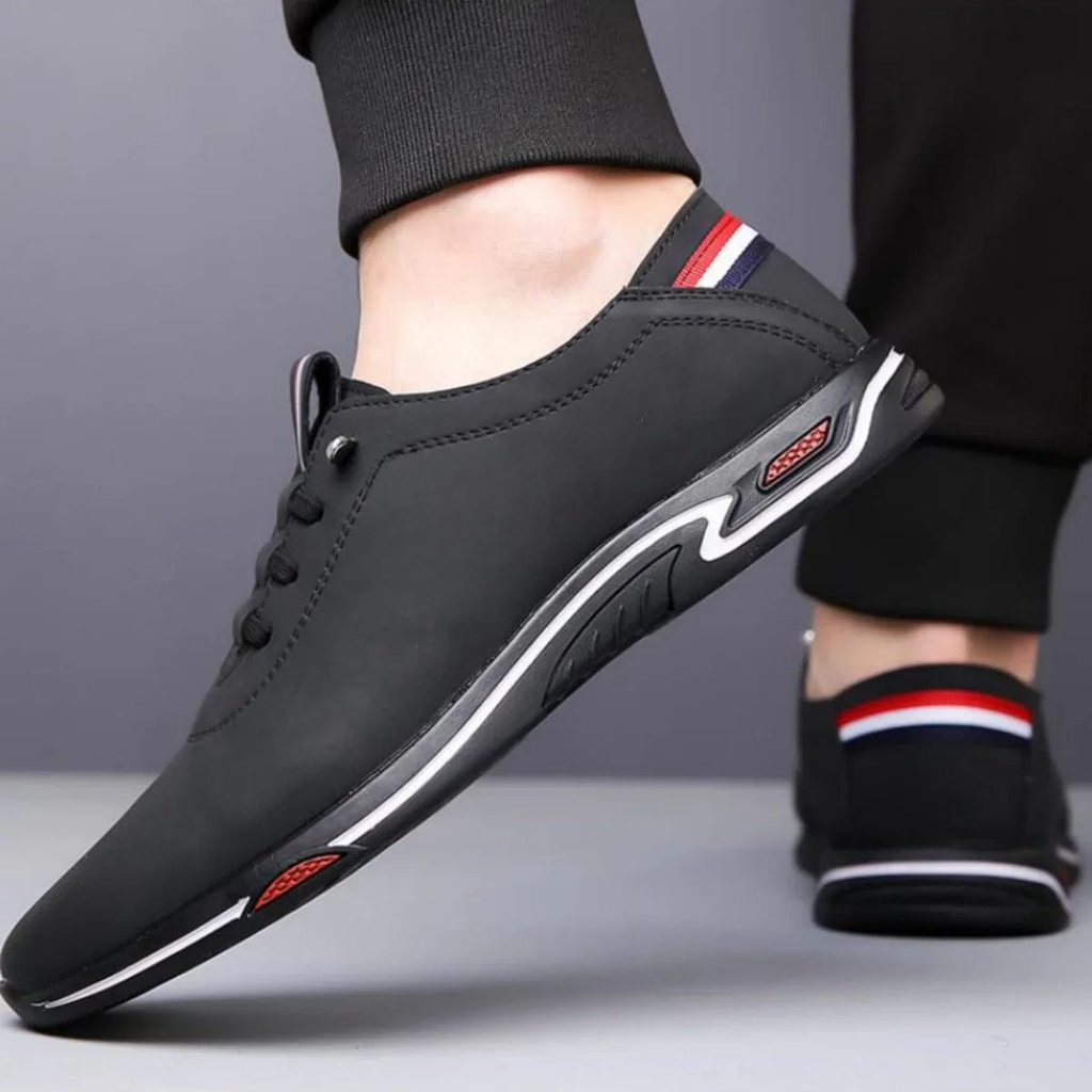 shoptikpro 【39-44】Pantofi Casual din Piele Naturală pentru Bărbați – Stil Modern și Confort 2025!