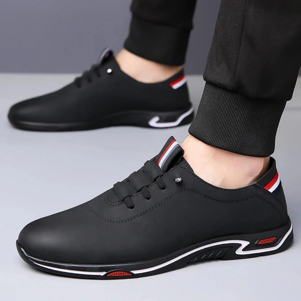 shoptikpro 【39-44】Pantofi Casual din Piele Naturală pentru Bărbați – Stil Modern și Confort 2025!