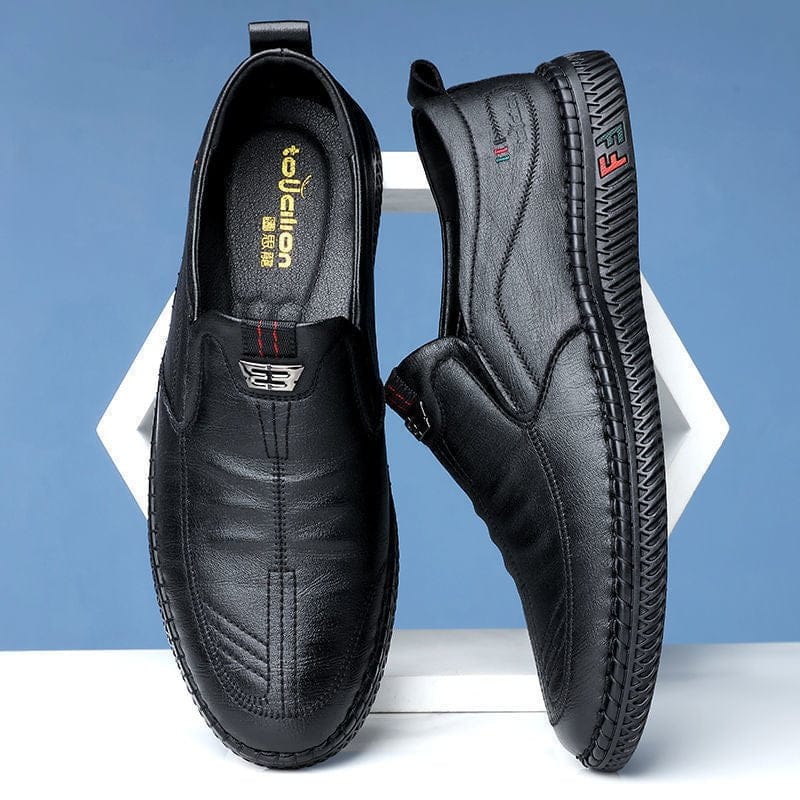 shoptikpro 【39-44】 Pantofi piele bărbați 2025 – casual și business, confortabili, talpă moale, toamnă-iarnă