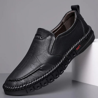 👞【Ofertă fierbinte🔥】【39-44】2025 Pantofi casual din piele naturală pentru bărbați cu talpă moale - shoptikpro