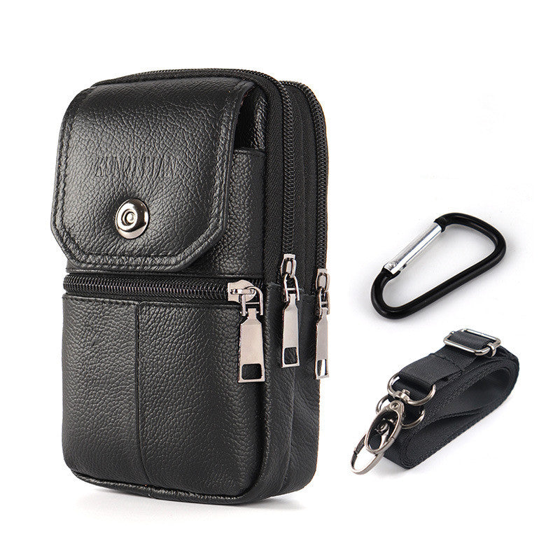 Bolso portátil para teléfono con diseño híbrido (crossbody y bandolera) para hombre