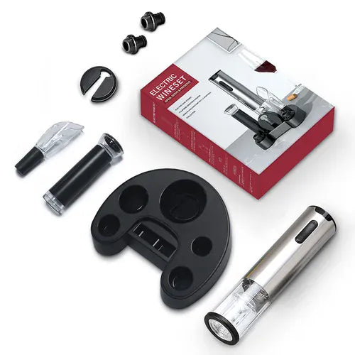 shoptikpro Електрически комплект за отваряне на вино