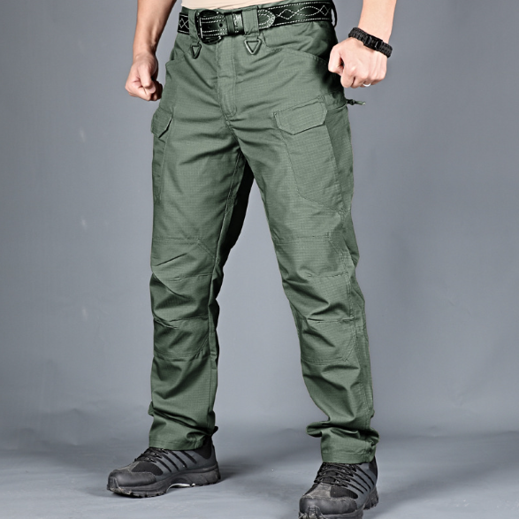 Męskie wodoodporne i odporne na ścieranie spodnie taktyczne S-6XL | Cargo, robocze i outdoor (40–105 kg)