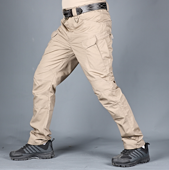 Męskie wodoodporne i odporne na ścieranie spodnie taktyczne S-6XL | Cargo, robocze i outdoor (40–105 kg)