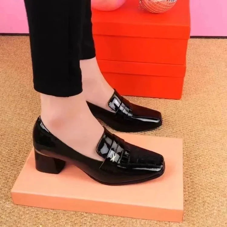 👡【Ofertă fierbinte🔥】【35-40】2025 Pantofi din piele naturală pentru femei | La modă, confortabili și anti-alunecare - shoptikpro