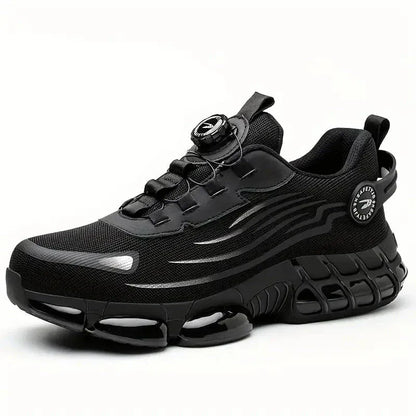 shoptikpro Czarny / 39 Buty robocze do codziennego użytku, odporne na uderzenia i przebicia, ze stalowym noskiem, wygodne buty robocze, antypoślizgowe