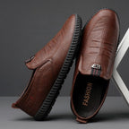 shoptikpro Maro / 39 【39-44】 Pantofi piele bărbați 2025 – casual și business, confortabili, talpă moale, toamnă-iarnă