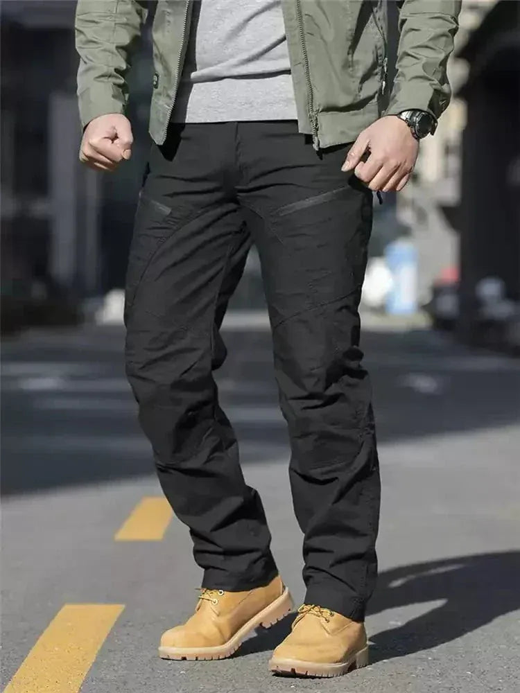 shoptikpro Muške cargo hlače S–6XL – vojni dizajn, za 40–105 kg