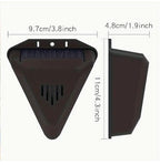 shoptikpro Negru Dispozitiv solar pentru alungarea păsărilor cu sunet și lumină – Protecție eficientă pentru grădina, iazul și orezăria ta