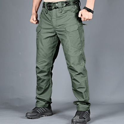 运动户外>户外服装>迷彩服、军迷服、作训服 Pánske nohavice cargo – vojenský dizajn, veľkosti S–6XL, vhodné pre 40–105 kg