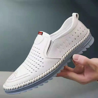 鞋>男鞋>男式休闲皮鞋 👟【Promoción por tiempo limitado】Zapatos casuales de cuero para exteriores para hombre