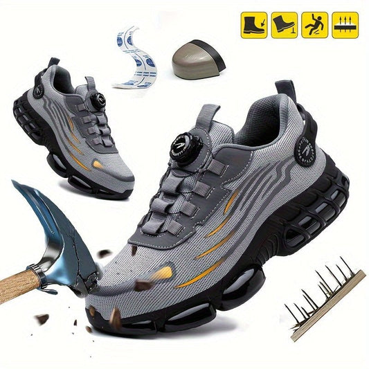 安全、防护>防砸防刺穿鞋 Buty robocze do codziennego użytku, odporne na uderzenia i przebicia, ze stalowym noskiem, wygodne buty robocze, antypoślizgowe