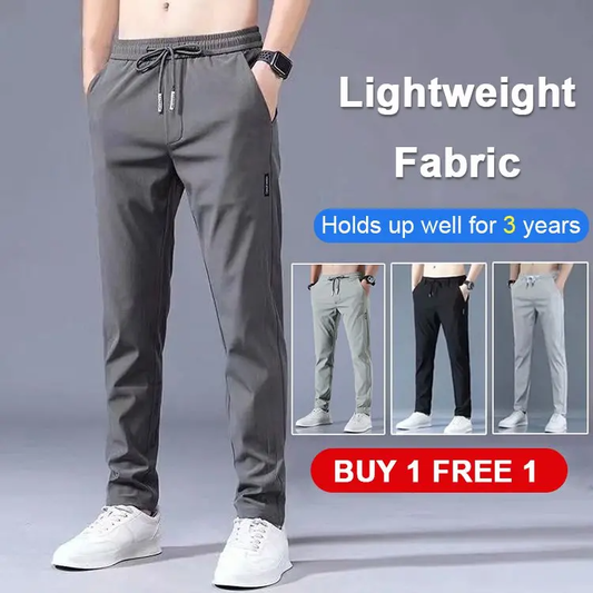 男装>男式休闲裤 【Compre 1 y obtenga 1 gratis】【M-5XL】Pantalones elásticos informales para hombre 2025 – Cómodos y modernos