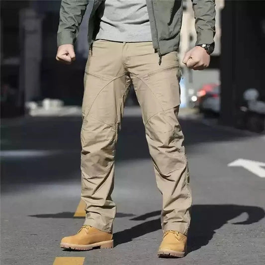 运动户外>户外服装>迷彩服、军迷服、作训服 Muške cargo hlače S–6XL – vojni dizajn, za 40–105 kg
