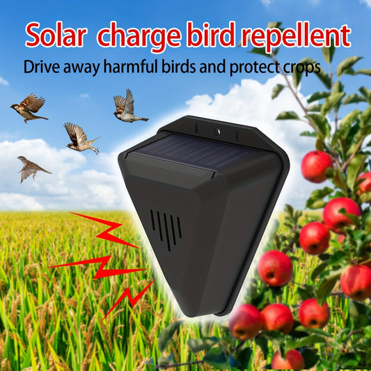安全、防护>报警器>报警探测器 Dispozitiv solar pentru alungarea păsărilor cu sunet și lumină – Protecție eficientă pentru grădina, iazul și orezăria ta