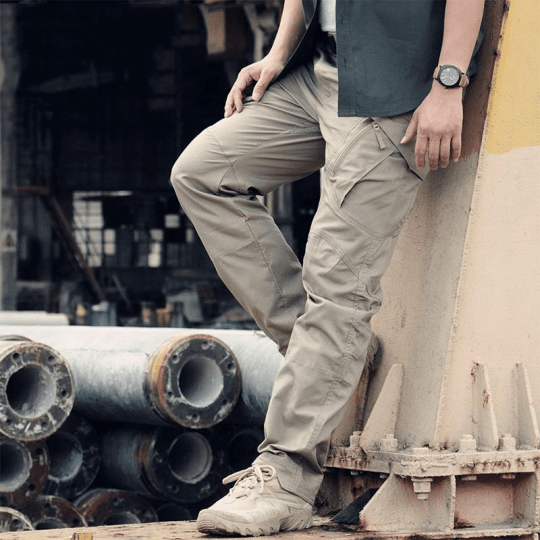 运动户外>户外服装>迷彩服、军迷服、作训服 Pánske nohavice cargo – vojenský dizajn, veľkosti S–6XL, vhodné pre 40–105 kg