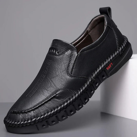 鞋>男鞋>男式休闲单鞋 🔥 Specjalna Oferta 40%! 🔥 【39-44】2025 Nowe Męskie Buty Casual z Naturalnej Skóry – Miękka Podeszwa, Antypoślizgowe i Oddychające