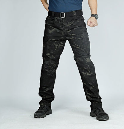 运动户外>户外服装>迷彩服、军迷服、作训服 Muške cargo hlače S–6XL – vojni dizajn, za 40–105 kg