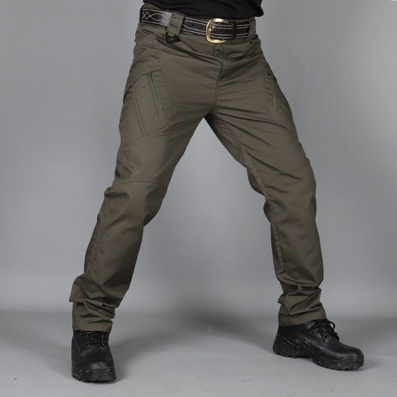 运动户外>户外服装>迷彩服、军迷服、作训服 Pánske nohavice cargo – vojenský dizajn, veľkosti S–6XL, vhodné pre 40–105 kg
