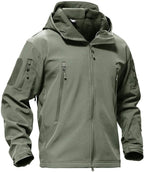 shoptikpro Ανδρικό Τακτικό Μπουφάν Softshell – Αδιάβροχο, Αντιανεμικό, Ανθεκτικό στην Τριβή