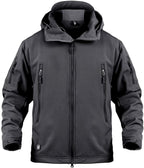 shoptikpro Ανδρικό Τακτικό Μπουφάν Softshell – Αδιάβροχο, Αντιανεμικό, Ανθεκτικό στην Τριβή