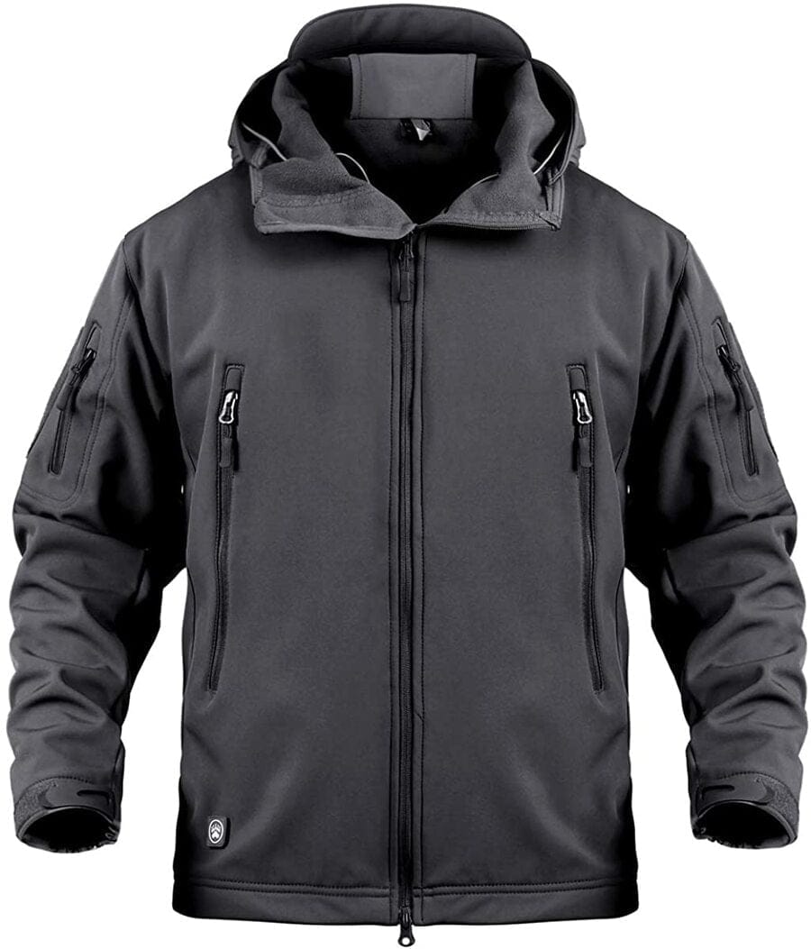 shoptikpro Ανδρικό Τακτικό Μπουφάν Softshell – Αδιάβροχο, Αντιανεμικό, Ανθεκτικό στην Τριβή