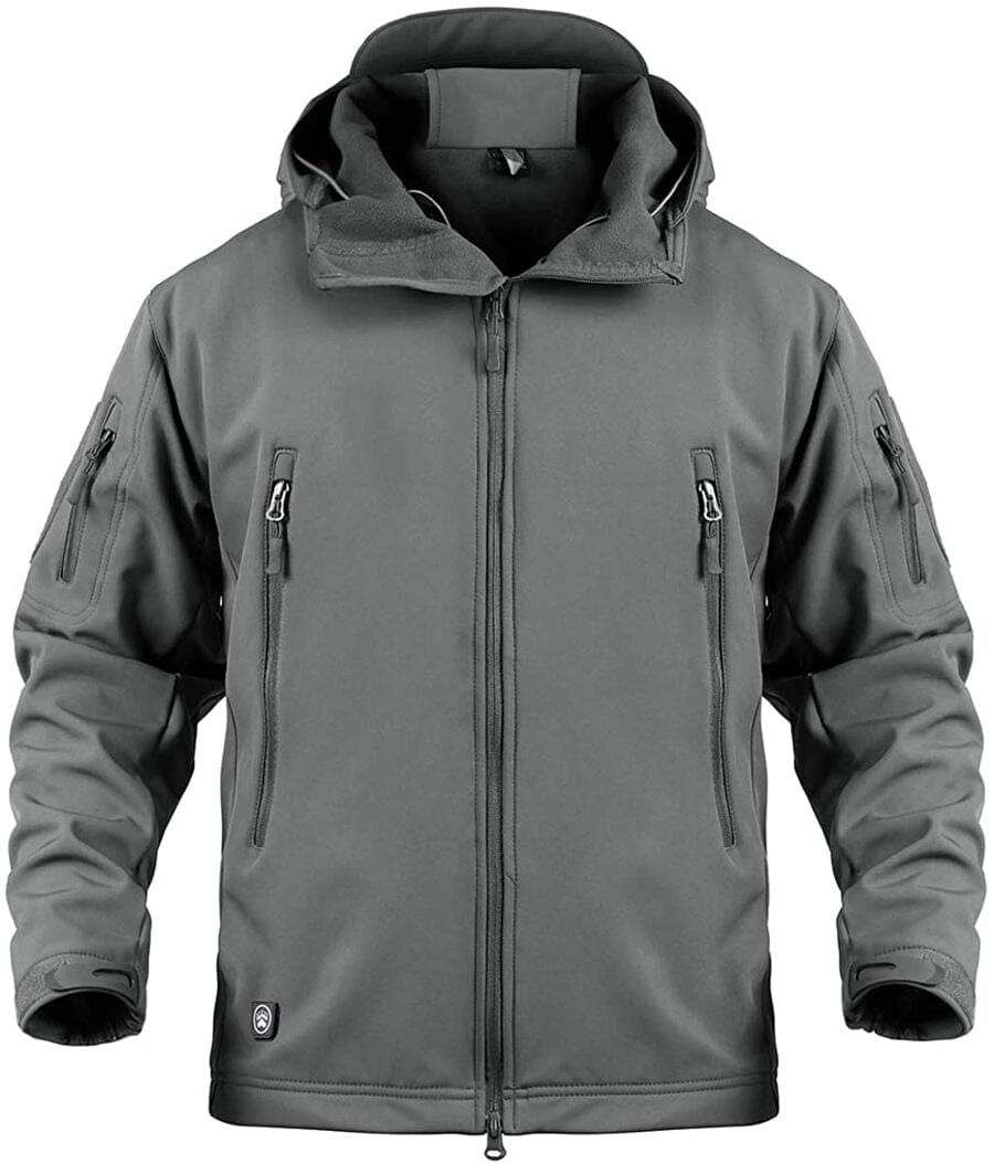 shoptikpro Ανδρικό Τακτικό Μπουφάν Softshell – Αδιάβροχο, Αντιανεμικό, Ανθεκτικό στην Τριβή