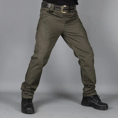 shoptikpro Verde / S【40-50kg】 Pantaloni Cargo Militari pentru Bărbați, Marimi S-6XL (Potriviți pentru 40–105kg)